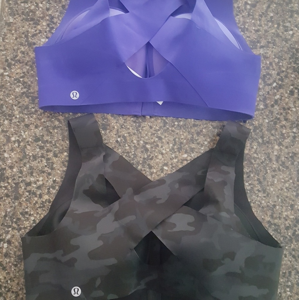 Lululemon enlite front zip sport bra